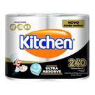 Papel Toalha Kitchen Ultra Absorve Folha Dupla 240 Folhas