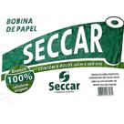 Papel Toalha SECCAR Bobina 100% Celulose Cx 6 Rolos 20cm x 200m (Gr 20g)