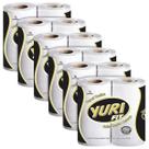Papel Toalha Yuri Fit Folha Dupla-Aerado 12 rolos com 50 Folhas cada