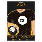 Papel Transfer A4 Para Tecidos Escuros 5 Folhas Cor Bright Papel Transfer A4 Para Tecidos Escuros 5 Folhas Cor Bright