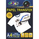 Papel Transfer INKJET para Tecidos Claros 150G A4 Pacote com 10 Folhas