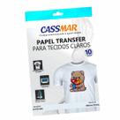Papel Transfer Jato De Tinta A4 Tecidos Claros 150g/m² 10fls Cassmar 10 Fls