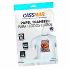 Papel Transfer Jato De Tinta A4 Tecidos Claros 150gm² 10fls Cassmar 10 Fls