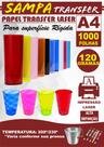 Papel transfer laser 120 gramas a4 1000 folhas
