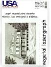 Papel vegetal a4 60g. 210x297mm pacote com 50 folhas usa folien Papel vegetal a4 60g. 210x297mm pacote com 50 folhas usa folien