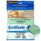 Papel verde diplomata/liso/offset 180g a4 - 50 fls