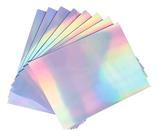 Papel Vinil Holografico A Prova Dgua Jato De Tinta A4 20fls Cor:Holográfico