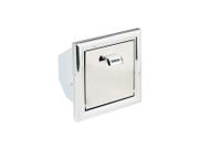 Papeleira de Alumínio para Embutir Inox LB2 - ASTRA