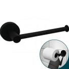 Papeleira Preta Banheiro Inox 304 Porta Papel Higienico Suporte Preto Fosco de Parede Acessorio Lavabo Luxo Black