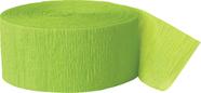 Paper Crepom Streamer Unique Premium Verde Limão 25m