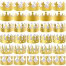 Paper Crowns SIQUK Gold Paper Party Crown Chapéus 48 unidades
