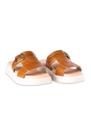 Papete de couro feminina detalhe de fivela Sienna Papete de couro feminina detalhe de fivela Sienna