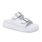Papete Feminina Fivela Tiras Confortável Casual Verão
