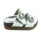 Papete Feminina Moleca 5500.107 - Prata