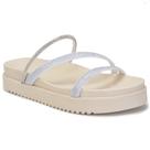 Papete Feminina SoftLux Strass-Branca