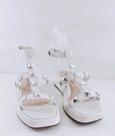 Papete Flet Gladiador Caramelo e Off White