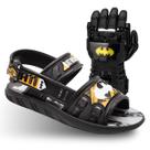 Papete Infantil Menino Sandália Batman Liga da Justiça 23263 Cor:23263 PretoTamanho:28