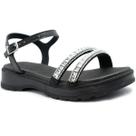 Papete Infantil Molekinha Strass Menina - Preto Papete Infantil Molekinha Strass Menina - Preto