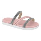 Papete Infantil Molekinha Tiras Brilhantes Branco Rosa