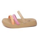 Papete Molekinha Flat Tripla Tira Summer