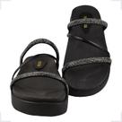 Papete Sandália Feminina Chinelo Macio Strass