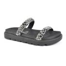 Papete Vizzano Conforto Strass Feminina Preto Cristal Papete Vizzano Conforto Strass Feminina Preto Cristal