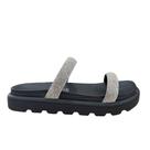 Papete Vizzano Feminina Strass Plataforma 2cm 6459.110 Preto