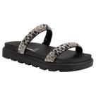 Papete Vizzano Strass Geométrico Preto Elegância Papete Vizzano Strass Geométrico Preto Elegância