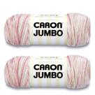 Paquete de 2 ovillos Caron Jumbo Prints Rosewood 340 g Acrílico 595 yd