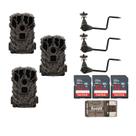 Paquete de 3 Cámaras Stealth Cam Browtine 14MP