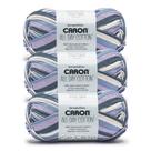 Paquete de 3 Hilos Caron All Day Cotton 100 g Algodón Mercerizado 4 Pequeño