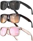 Paquete de 3 Lentes de Sol Polarizados UV400 OUKEMAX para Mujer
