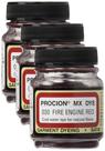 Paquete de 3 Tintes Jacquard Procion MX Rojo Bombero 20g Paquete de 3 Tintes Jacquard Procion MX Rojo Bombero 20g