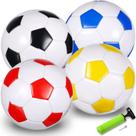 Paquete de 4 Balones de Fútbol HyDren Talla 2, Anti Explosión, Incluye Bomba