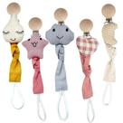 Paquete de 5 Sujetachupetes Little World para Bebés, Niños y Niñas