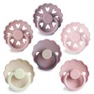 Paquete de 6 Chupetes FRIGG de Silicona SilkySoft Sin BPA
