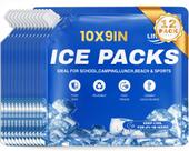 Paquetes de Hielo LINSIRON Cooler 12 Piezas 2025 Mejorados Reutilizables 48h
