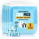 Paquetes de Hielo Reutilizables Healthy Packers Slim para Loncheras 5-Pack Paquetes de Hielo Reutilizables Healthy Packers Slim para Loncheras 5-Pack