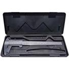 Paquímetro Analógico Universal 150mm 6 Estojo Aço Carbono - Fertak Tool