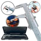 Paquimetro Manual Universal Analogico 150mm Aço Inox Estojo Profissional