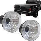 Par 2 Lanterna Seta Pisca para Mitsubishi L200 / Pajero / TR4 2003... - 90mm - Cristal