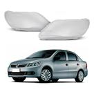 Par 2 Lente Do Farol Dianteiro Voyage G5 1.6 2009 A 2012