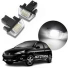 Par 2 luz de placa super led lanterna Peugeot 206 ano 2001 a 2010 Feline Allure Moonlight Soleil Techno Quiksilver Rallye Holiday Escapade Passion
