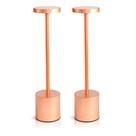 Par 2x Luminária de Mesa Candeeiro Led Rose Sem Fio Tutto Home Recarregável