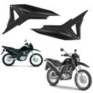 Par aba tanque gui ar tampa aleta lateral honda nxr bros 160 cinza cynus 2015-2021