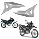 Par aba tanque guia ar tampa aleta lateral honda nxr bros 160 prata twister 2015-2021