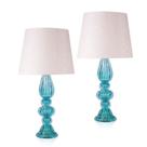 Par Abajur Murano Acapulco Esmeralda