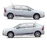 Par Adesivo Carro Astra Chevrolet Faixa Motorista Carona