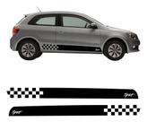 Par Adesivo Carro Faixa Lateral Gol Volkswagen Compatível Par Adesivo Carro Faixa Lateral Gol Volkswagen Compatível