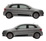 Par Adesivo Carro Faixa Lateral Gol Volkswagen Compatível Par Adesivo Carro Faixa Lateral Gol Volkswagen Compatível